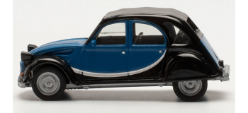 HER020817-006 - Citroen 2 CV Charleston, bleu / noir - Herpa