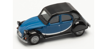 HER020817-006 - Citroen 2 CV Charleston, bleu / noir - Herpa