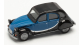 HER020817-006 - Citroen 2 CV Charleston, bleu / noir - Herpa