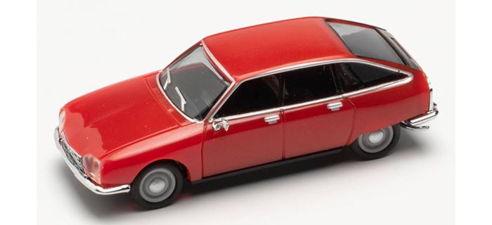 Citroën GS Rouge Rio 1972 Norev 1/18e 181668 - Miniature Neuve