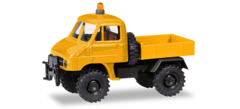 HER746502 - Camion militaire Unimog U411 plateau 