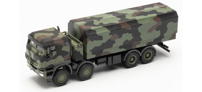 HER746922 - Camion militaire Iveco Trakker 8x8, camouflage - Herpa