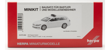 HER013772-002 - MiniKit VW Passat Variant avec rampe gyrophare, lot de 2 - Herpa