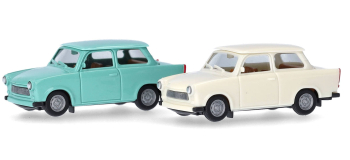 HER013901 - MiniKit Trabant 601 Limousine, Lot de 2 - Herpa