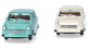 HER013901 - MiniKit Trabant 601 Limousine, Lot de 2 - Herpa
