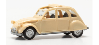 HER020824-007 - Citroen 2 CV toit ouvrant, ivoire - Herpa