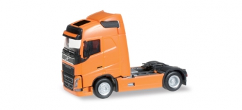 Train électrique : HERPA HER303767-002 - Tracteur Volvo FH Globetrotter, jaune - orange