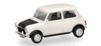 HER421140-002 - Mini Cooper Mayfair (volant à droite), vieux blanc anglais - Herpa