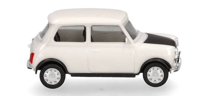 HER421140-002 - Mini Cooper Mayfair (volant à droite), vieux blanc anglais - Herpa