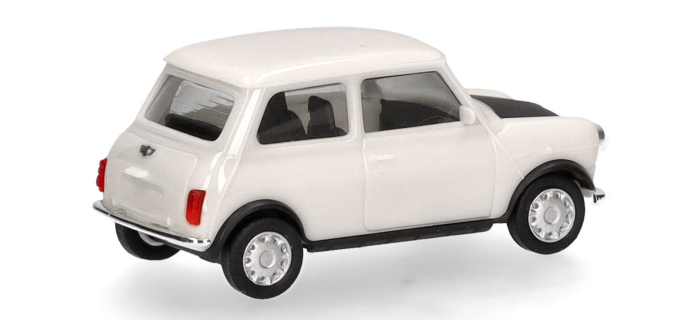 HER421140-002 - Mini Cooper Mayfair (volant à droite), vieux blanc anglais - Herpa