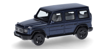 HER431194 - Mercedes-Benz G580 avec technologie EQ, bleu métallisé - Herpa