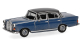 HER430739-004 - Mercedes Benz 200 bleu/noir avec aileron arrière - Herpa