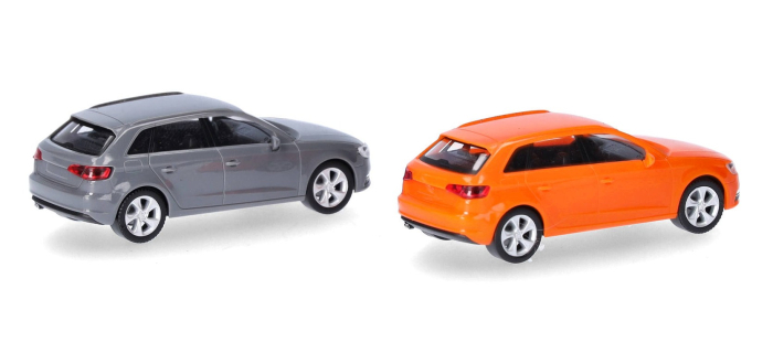 HER014090 - MiniKit Audi A3 Sportback (2012), 2 pièces - Herpa