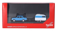 HER028585-002 - Wartburg 353 '82 berline avec caravane Qek, bleu ciel - Herpa