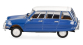 HER038959-002 - Citroën AMI 6 Break, bleu gentiane, toit blanc - Herpa