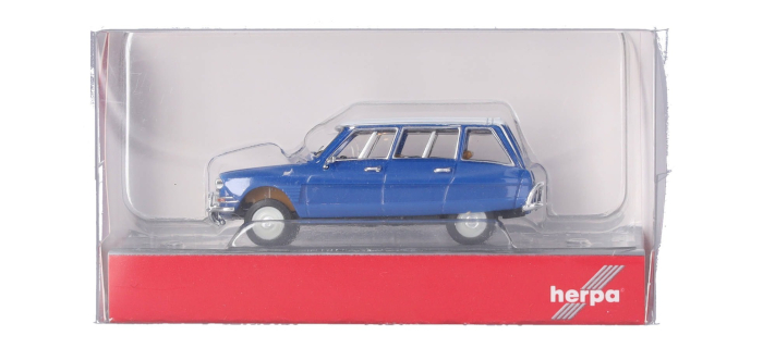 HER038959-002 - Citroën AMI 6 Break, bleu gentiane, toit blanc - Herpa