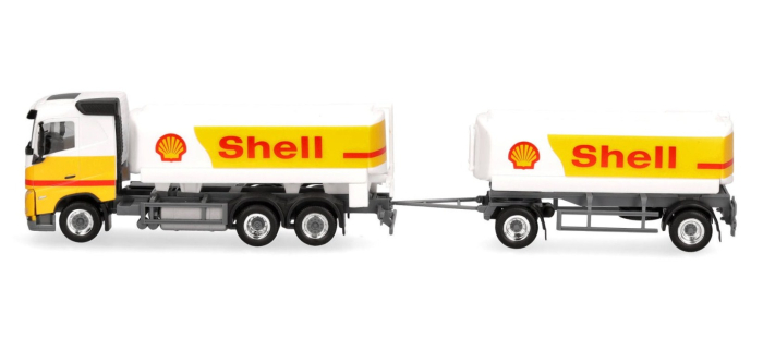 HER316071 - Remorque citerne à essence Volvo FH 2020 « Shell » - Herpa
