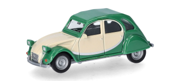 HER020817-007 - Citroën 2CV Charleston, vert / beige - Herpa