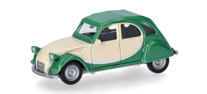 HER020817-007 - Citroën 2CV Charleston, vert / beige - Herpa