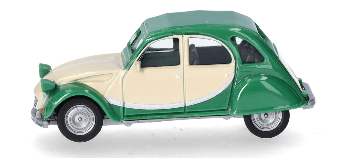 HER020817-007 - Citroën 2CV Charleston, vert / beige - Herpa