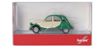 HER020817-007 - Citroën 2CV Charleston, vert / beige - Herpa