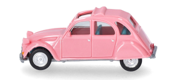 HER020824-008 - Citroën 2 CV avec toit ouvert, rose claire - Herpa