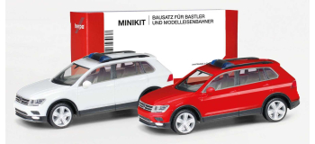 HER013109-002 - MiniKit VW Tiguan avec rampe gyrophare (lot de 2) - Herpa