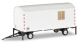 HER076395-002 - Remorque de chantier, blanche - Herpa