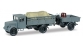 Train électrique : HERPA HER745116 - Camion Opel Blitz et remorque pick-up avec chargement 