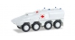 Train électrique : HERPA HER745338 - Véhicule militaire GTK Boxer blanc 