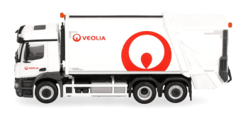 HER319102 - Camion poubelle Mercedes-Benz Actros M « Véolia » - Herpa