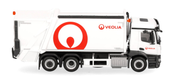 HER319102 - Camion poubelle Mercedes-Benz Actros M « Véolia » - Herpa