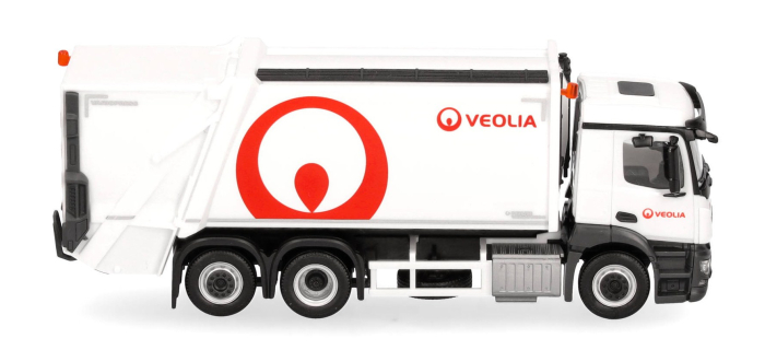 HER319102 - Camion poubelle Mercedes-Benz Actros M « Véolia » - Herpa