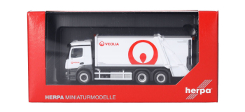 HER319102 - Camion poubelle Mercedes-Benz Actros M « Véolia » - Herpa
