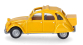 HER027632-006 - Citroën 2CV jaune mimosa, avec coffre - Herpa