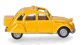 HER027632-006 - Citroën 2CV jaune mimosa, avec coffre - Herpa