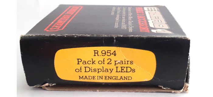 R954 - Hornby Zero 1, 2 paires de Leds d'affichage rouges - Hornby