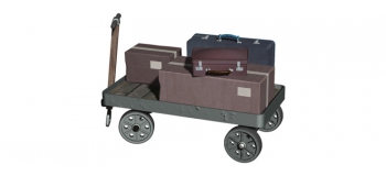 Hornby R8676 Chariot de quai avec valises