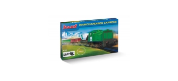 Modélisme ferroviaire : JOUEF JUNIOR HJ1041 - Coffret de départ junioir train de marchandise diesel SNCF, FRET