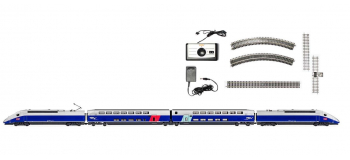 HJ1061 - Coffret de départ TGV Duplex livrée bleu gris - Jouef Junior