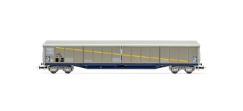 Modélisme ferroviaire  : JOUEF HJ6163 - Wagon ouvert à bogies livrée Habils avec portes latérales roulantes