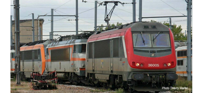 HJ2397S - Locomotive électrique BB36005 SNCF, livrée rouge/gris 