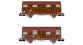 HJ6187 - Coffret de 2 wagons couverts à 2 essieux, SNCF livrée 