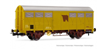 HJ6189 - Coffret de 2 wagons couverts SNCF type G41 jaune, pour bétail - Jouef