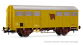 HJ6189 - Coffret de 2 wagons couverts SNCF type G41 jaune, pour bétail - Jouef