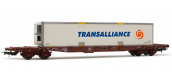 HJ6214 - Wagon porte-container Sgss SNCF,