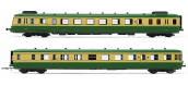 HJ2386S - Autorail diesel RGP2 X2700 SNCF, livrée jaune / vert, DCC son - Jouef