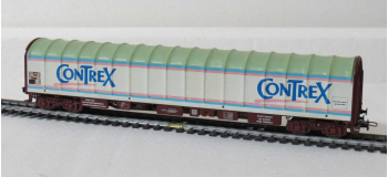 DEP-657900 - Wagon couvert baché Contrex - Jouef