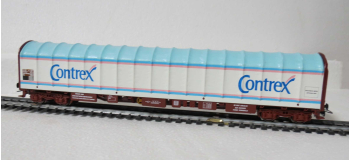 DEP-658900 - Wagon couvert baché Contrex - Jouef