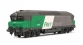 HJ2229 - Locomotive diesel CC72067 livrée Fret, DCC Sonorisée - Jouef